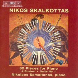 Nikos Skalkottas & Nikolaos Samaltanos 32 Pieces For Piano; 4 Études; Suite No. 1 CD