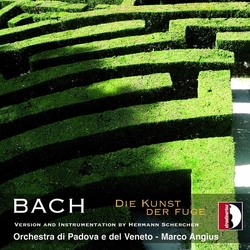 Bach & Hermann Scherchen & Orchestra Di Padova E Del Veneto & Marco Angius Die Kunst Der Fuge CD
