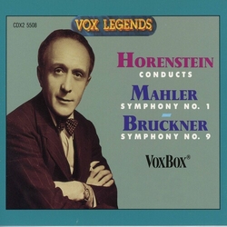 Horenstein / Mahler Horenstein Conducts Mahler / Symphony 1 CD