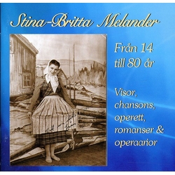 Stina-Britta Melander Fran 14 Till 80 Ar CD