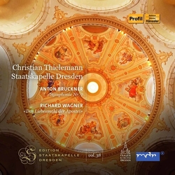 Anton Bruckner & Richard Wagner & Christian Thielemann & Staatskapelle Dresden Bruckner: Symphonie Nr. 7 / Wagner: «Das Liebesmahl Der Apostel» CD