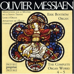 Olivier Messiaen & Erik Boström Méditations Sur Le Mystère De La Sainte Trinité, Livre D'Orgue, Apparition De L'Église Éternelle CD