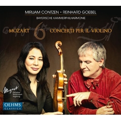 Mozart & Mirijam Contzen & Reinhard Goebel & Bayerische Kammerphilharmonie 6 Concerti Per Il Violino CD