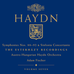 Haydn & Austro-Hungarian Haydn Orchestra & Adam Fischer Symphonies Nos. 88-92 & Sinfonia Concertante - The Esterházy Recordings - Volume Seven CD