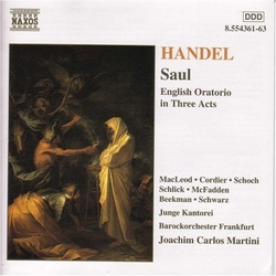 Handel / Macleod / Cordier / Schwarz / Martini Saul CD