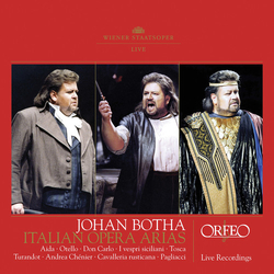 Johan Botha Italian Opera Arias CD