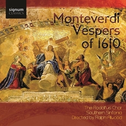 Monteverdi / Rodolfus Choir / Sackbut Ens / Alwood Vespers of 1610 CD