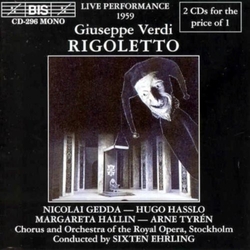 Verdi & Nicolai Gedda & Hugo Hasslo & Margareta Hallin & Arne Tyrén & Orchestra of the Royal Opera, Stockholm & Sixten Ehrling & Chorus of the CD