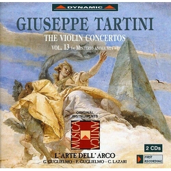 Giuseppe Tartini & L'Arte Dell'Arco & Giovanni Guglielmo & Federico Guglielmo & Carlo Lazari The Violin Concertos (Vol. 13) CD
