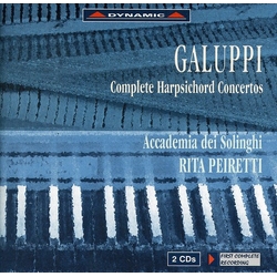 Galuppi / Academia Dei Solinghi / Peiretti Complete Harpsichord Concerti CD