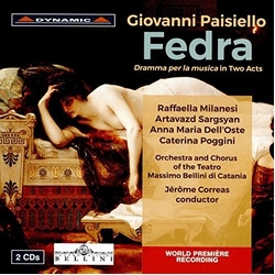 Paisiello / Milanesi / Sargsyan Giovanni Paisiello: Fedra CD