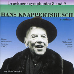 Bruckner & Hans Knappertsbusch & Vienna Philharmonic Orchestra & Berlin Philharmonic Orchestra Symphonies 8 And 9 CD