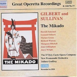 Gilbert And Sullivan & The D'Oyly Carte Opera Company & New Promenade Orchestra & Isidore Godfrey The Mikado 2 CD