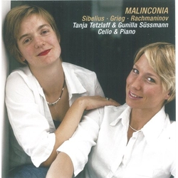 Sibelius & Grieg & Rachmaninov & Tanja Tetzlaff & Gunilla Süssmann Malinconia CD