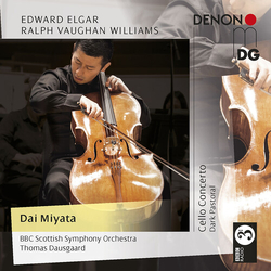 Edward Elgar & Ralph Vaughan Williams & Dai Miyata & Thomas Dausgaard & BBC Scottish Symphony Orchestra Cello Concerto; Dark Pastoral CD
