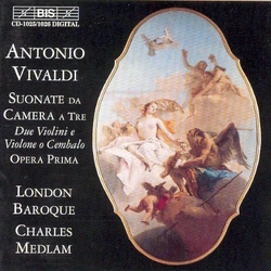 Vivaldi / London Baroque / Charlston / Schaller Trio Sonatas Op 1 1-12 / Concerto in C Major RV114 CD