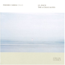 J.S. Bach & Phoebe Carrai The 6 Cello Suites CD