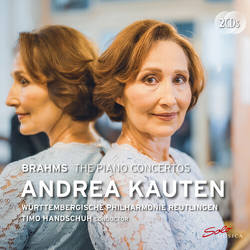 Johannes Brahms & Andrea Kauten & Württembergische Philharmonie Reutlingen & Timo Handschuh The Piano Concertos CD