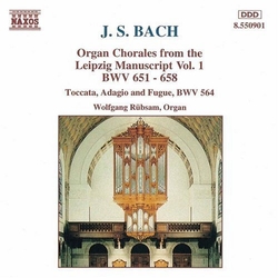 J.S. / Rubsam Bach Organ Chorales from the Leipzig Manuscript 1 CD
