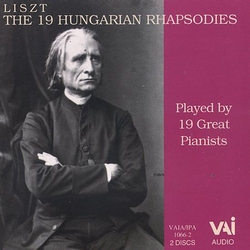Liszt 19 Hungarian Rhapsodies Played By 19 Great Pianist CD