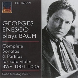 George Enescu Plays Bach Sonatas CD