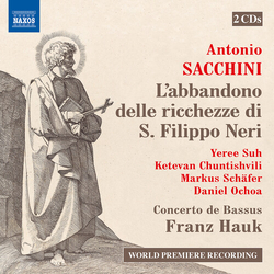 Antonio Sacchini & Yeree Suh & Ketevan Chuntishvili & Markus Schäfer & Daniel Ochoa & Concerto de Bassus & Franz Hauk L'Abbandono Delle Ricchezze CD