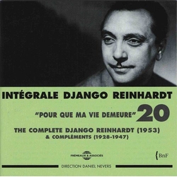 Django Reinhardt Vol. 20-Pour Que Ma Vie Demeure CD