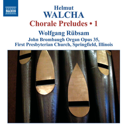 Helmut Walcha & Wolfgang Rübsam Chorale Preludes1 JAPANESE CD