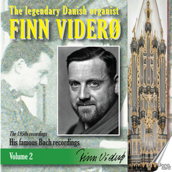 Finn Viderø The Legendary Danish Organist Finn Viderø: Volume 2:The 1950s Recordings - His Famous Bach Recordings CD