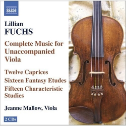 Lillian Fuchs Complete Music For Unaccompanied Viola CD