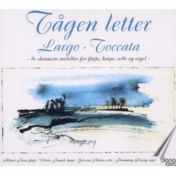 Mikael Beier & Vibeke Franck & Gert Von Bülow & Flemming Dreisig Tågen Letter - Largo · Toccata – de Skønneste Melodier For Fløjte, Harpe, Cello CD