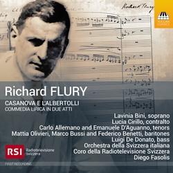 Richard Flury & Orchestra Della Svizzera Italiana & Coro Della Radiotelevisione Svizzera & Diego Fasolis & Lavinia Bini & Lucia Cirillo & Carlo CD