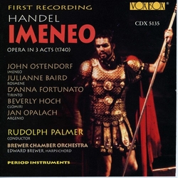 Handel & John Ostendorf & Julianne Baird & D'Anna Fortunato & Beverly Hoch & Jan Opalach & Rudolph Palmer & Brewer Chamber Orchestra & Edward CD