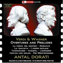 Verdi & Wagner & Antal Dorati Overtures And Preludes CD