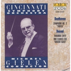 Cincinnati Symphony Orchestra & Michael Gielen & Beethoven & Busoni Symphony No. 3 "Eroica", Turandot Suite, Two Studies For "Doktor Faust" CD