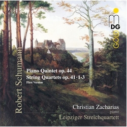 Robert Schumann & Christian Zacharias & Leipziger Streichquartett Piano Quintet Op.44 / String Quartets Op. 41 CD