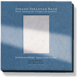 Johann Sebastian Bach & Marianne Rônez & Ernst Kubitschek Sechs Sonaten für Violino und Cembalo [BWV 1014-1019] CD