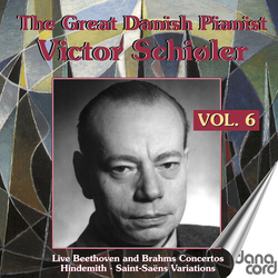 Mendelssohn / Beethoven / Brahms Great Danish Pianist Victor Schioler Vol. 6 CD