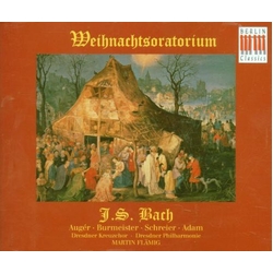 J. S. Bach & Auger & Burmeister & Schreier & Adam & Dresdner Kreuzchor & Dresdner Philharmonie & Martin Flämig Weihnachtsoratorium CD