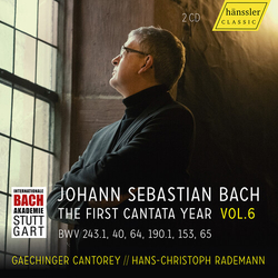 J.S. / Cantorey Bach Vision Bach, Vol. 6 - The First Cantata Year - BWV 243.1, 40, 64, 190.1, 153 & 65 CD