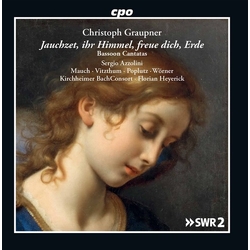 Christoph Graupner & Sergio Azzolini & Mauch & Vitzthum & Poplutz & Wörner & Kirchheimer BachConsort & Florian Heyerick Jauchzet, Ihr Himmel CD