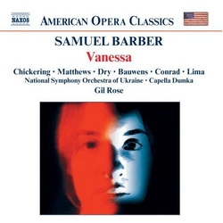 Samuel Barber & Gil Rose & Chickering & Matthews & Dry & Bauwens & Conrad & Lima & National Symphony Orchestra Of Ukraine & Capella Dumka Vanessa CD