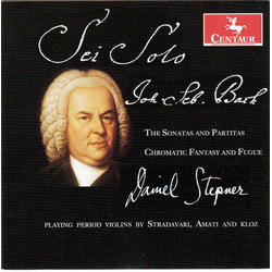 Bach, J.S. / Stepner, Daniel Sonatas & Partitas / Chromatic Fantasy & Fugue CD