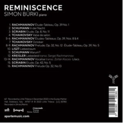 Simon Bürki Reminiscence CD