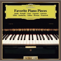 Jandó & Francesch & Kempff & Ciani & Argerich & Askenase & Gilels & Kontarsky & Szidon & Berman Favorite Piano Pieces CD