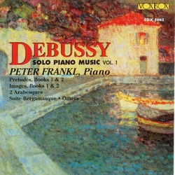 Debussy / Frankl Solo Piano Music 1 CD