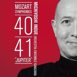 Mozart & Michiyoshi Inoue & Orchestra Ensemble Kanazawa Symphonies No.40 & No.41 "Jupiter" COLOURED BLUE JAPAN JAPANESE BLU-SPEC 2 CD