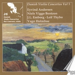 Kai Laursen Danish Violin Concertos Vol 5 CD