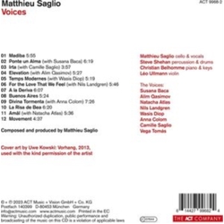 Matthieu Saglio Voices CD