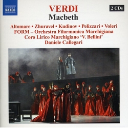 Verdi & FORM – Orchestra Filarmonica Marchigiana & Daniele Callegari Macbeth CD